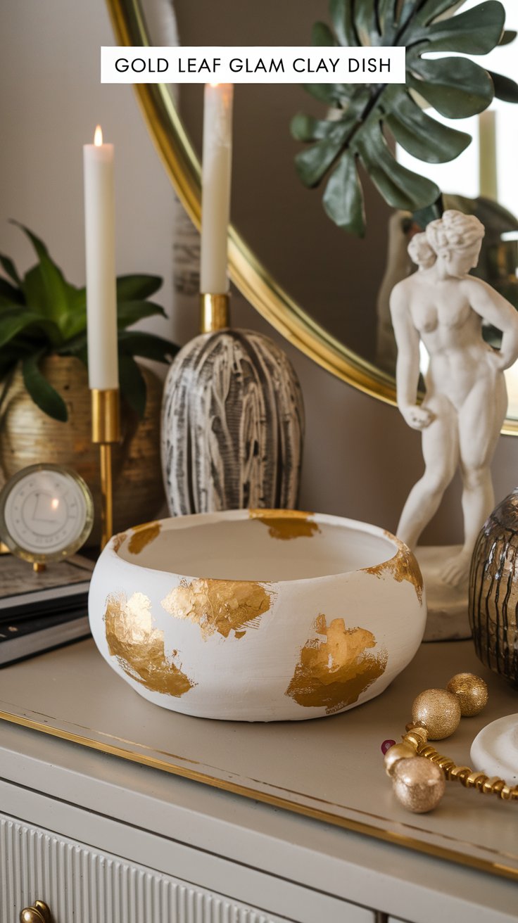 Are you team marbled, team gold leaf, or a boho floral fan? Whatever your style, making your own handmade clay trinket dish is a fun, creative way to add a personal touch to your home decor.